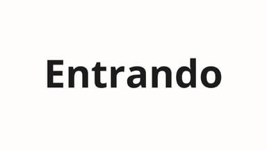entrando Logo